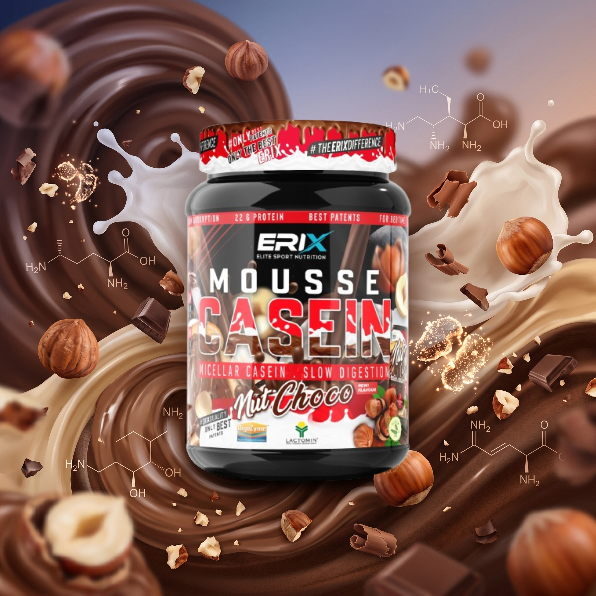Presentación Mousse Casein Nutchoco